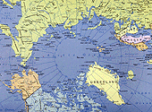 Map of northern hemisphere